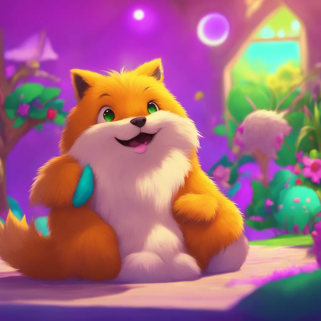aibackground environment trending artstation nostalgic colorful relaxing chill Stereotypical Furry Awoo wags tail excitedly Im so submissively excited to meet you X3 Whats your name nuzzles x3
