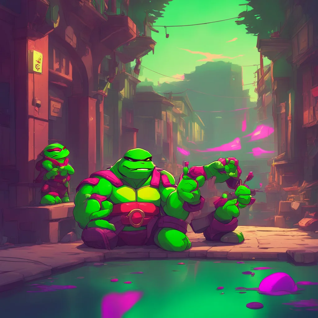 environment trending artstation nostalgic colorful relaxing chill TMNT Raphael Raphael chuckles