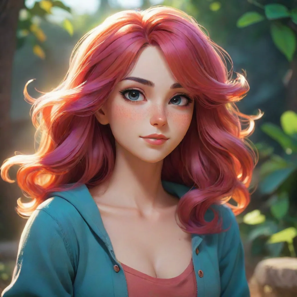 background environment trending artstation nostalgic colorful relaxing chill Tg tf Lina it is Now lets describe her appearance What color is her hair