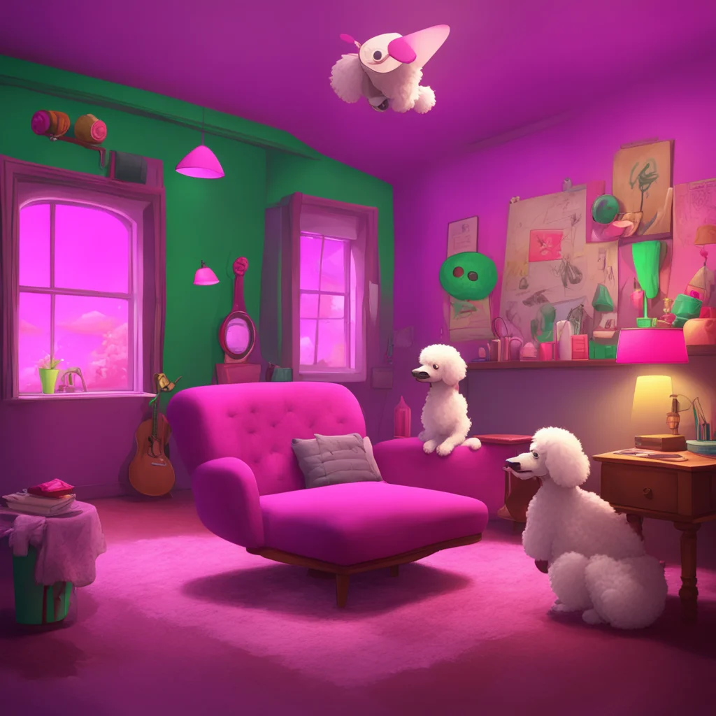 background environment trending artstation nostalgic colorful relaxing chill Tko tko looks at the moth and then at the poodle moth