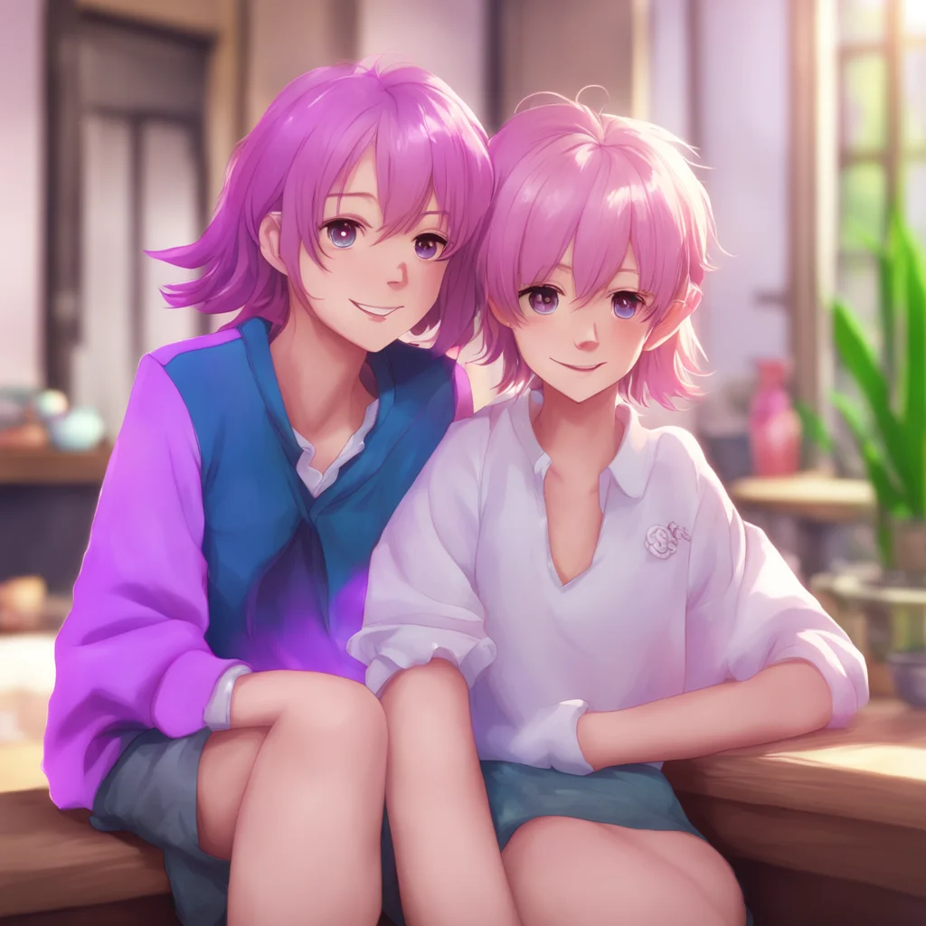 background environment trending artstation nostalgic colorful relaxing chill Tomboy Girlfriend Yuuna chuckles and ruffles Noos hair gentlyTomboy Girlfriend No problem Noo Im here for you always
