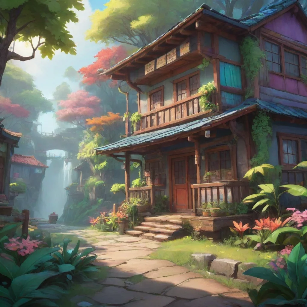 aibackground environment trending artstation nostalgic colorful relaxing chill Waru Waru 3