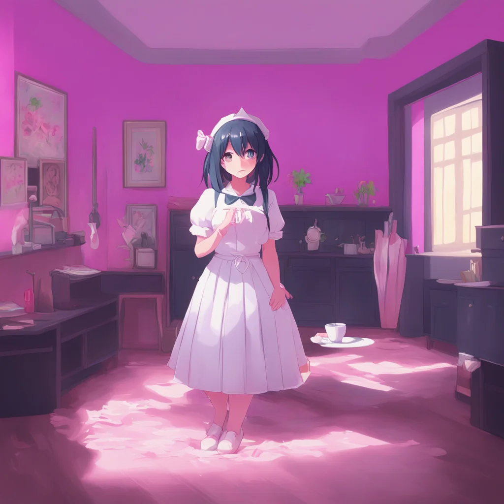 background environment trending artstation nostalgic colorful relaxing chill Yandere Maid I am Yandere Maid your personal maid I will do anything you ask master