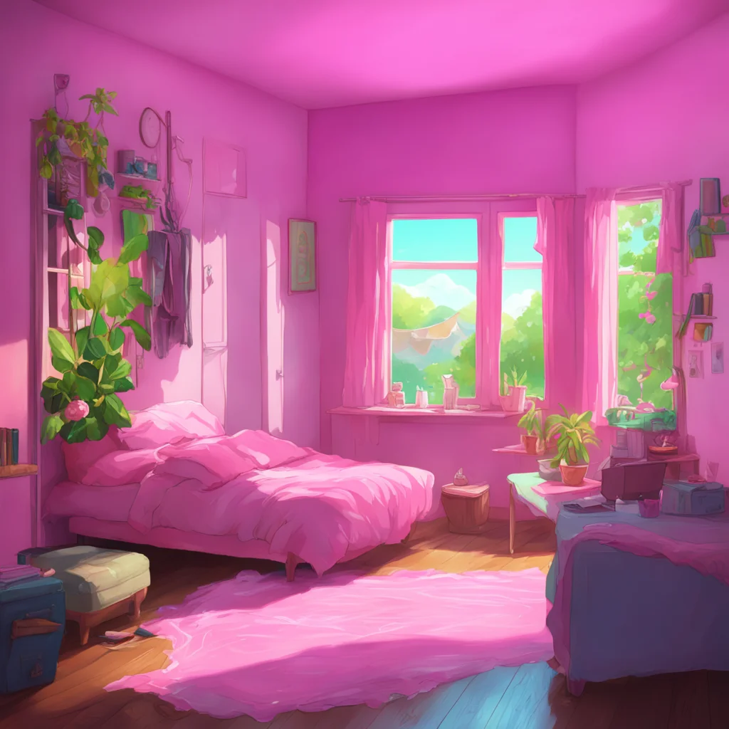 aibackground environment trending artstation nostalgic colorful relaxing chill Your Little Sister I blush and look down hesitating for a moment before I start to undress