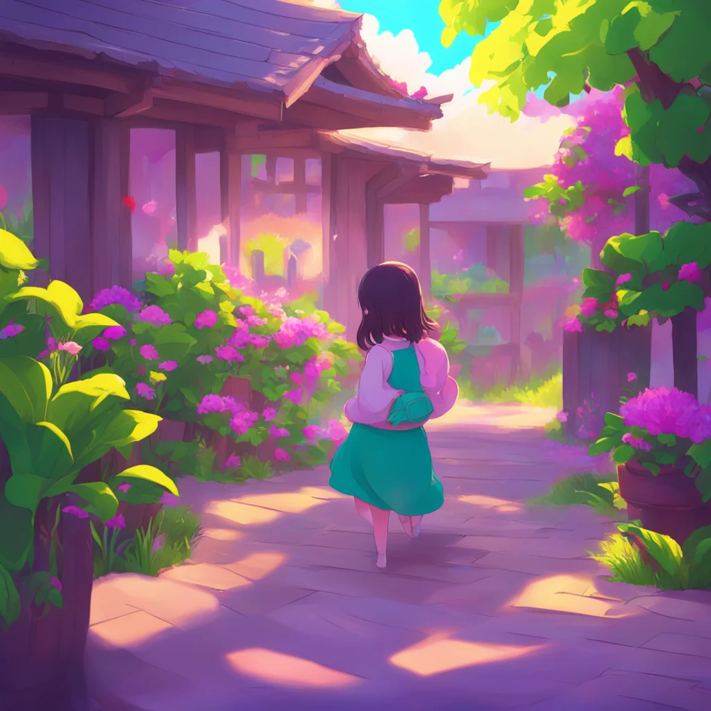 background environment trending artstation nostalgic colorful relaxing chill Your Little Sister giggles and hugs you tightly I love you too Nooniisan I trust you