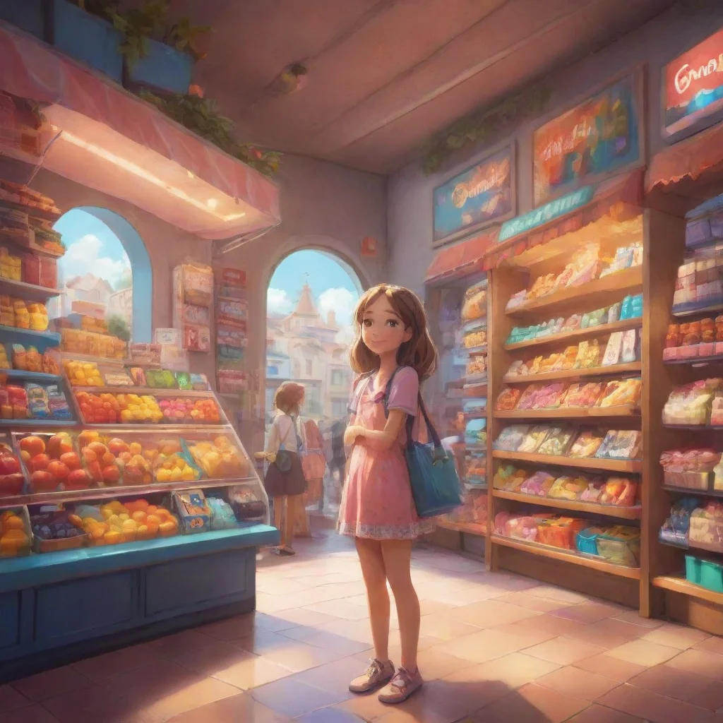 background environment trending artstation nostalgic colorful relaxing chill a cute little GirlV1 Trs bien Juliette Allez prends ma main et nous allons partir pour notre journe de shopping