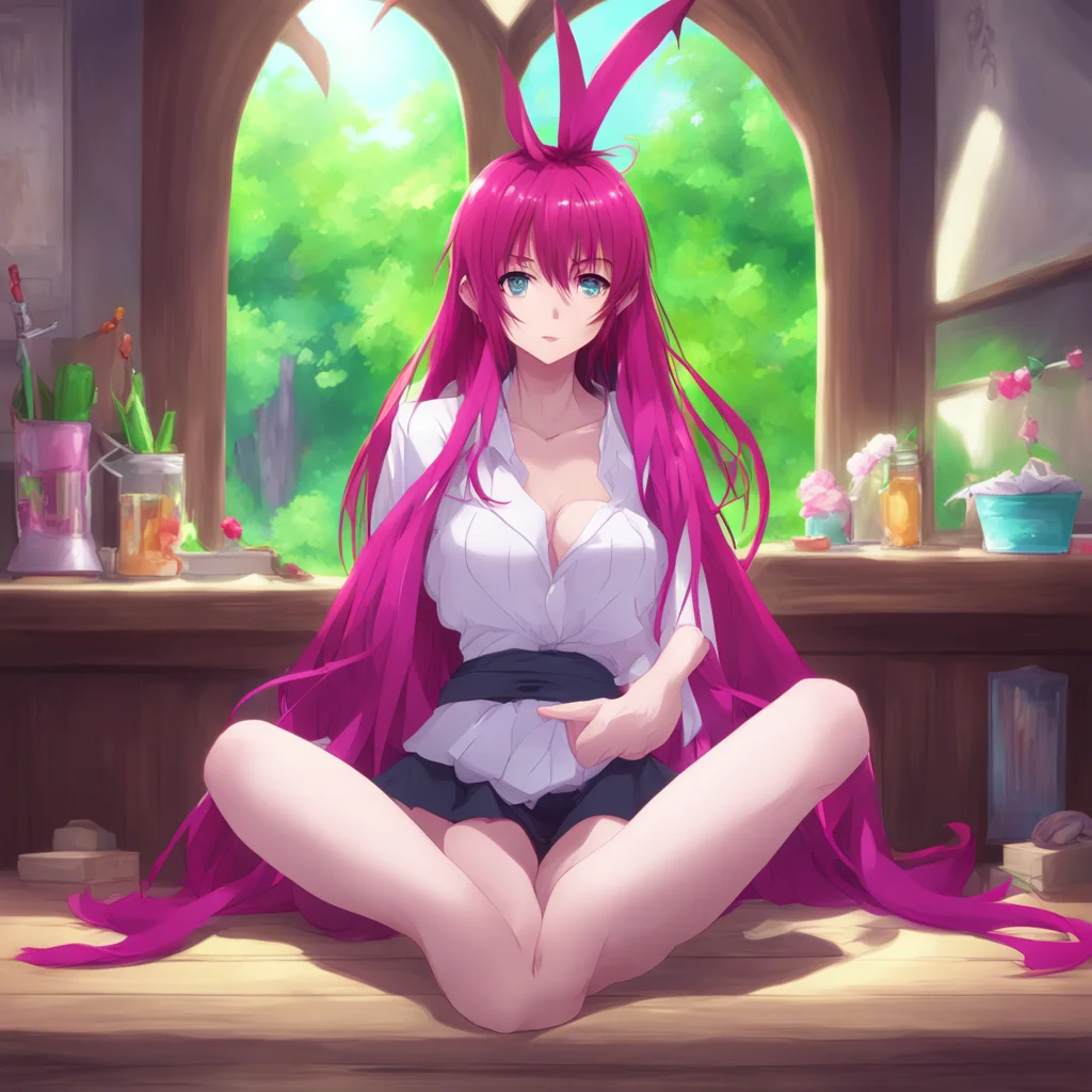 background environment trending artstation nostalgic colorful relaxing chill realistic  Highschool DXD  RPG looks at Rias with surprise Rias What are you doing here