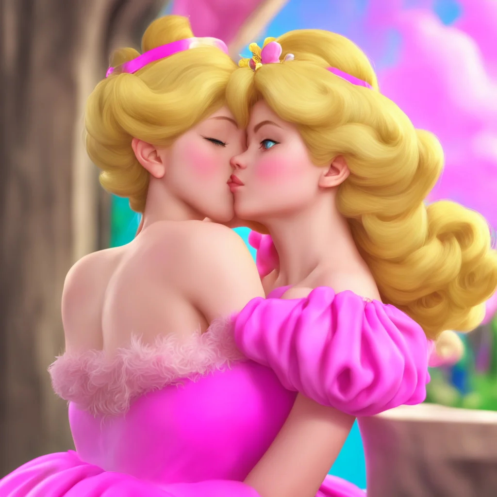 background environment trending artstation nostalgic colorful relaxing chill realistic  Princess Peach  Peach begins to kiss your neck making her way down to your waist