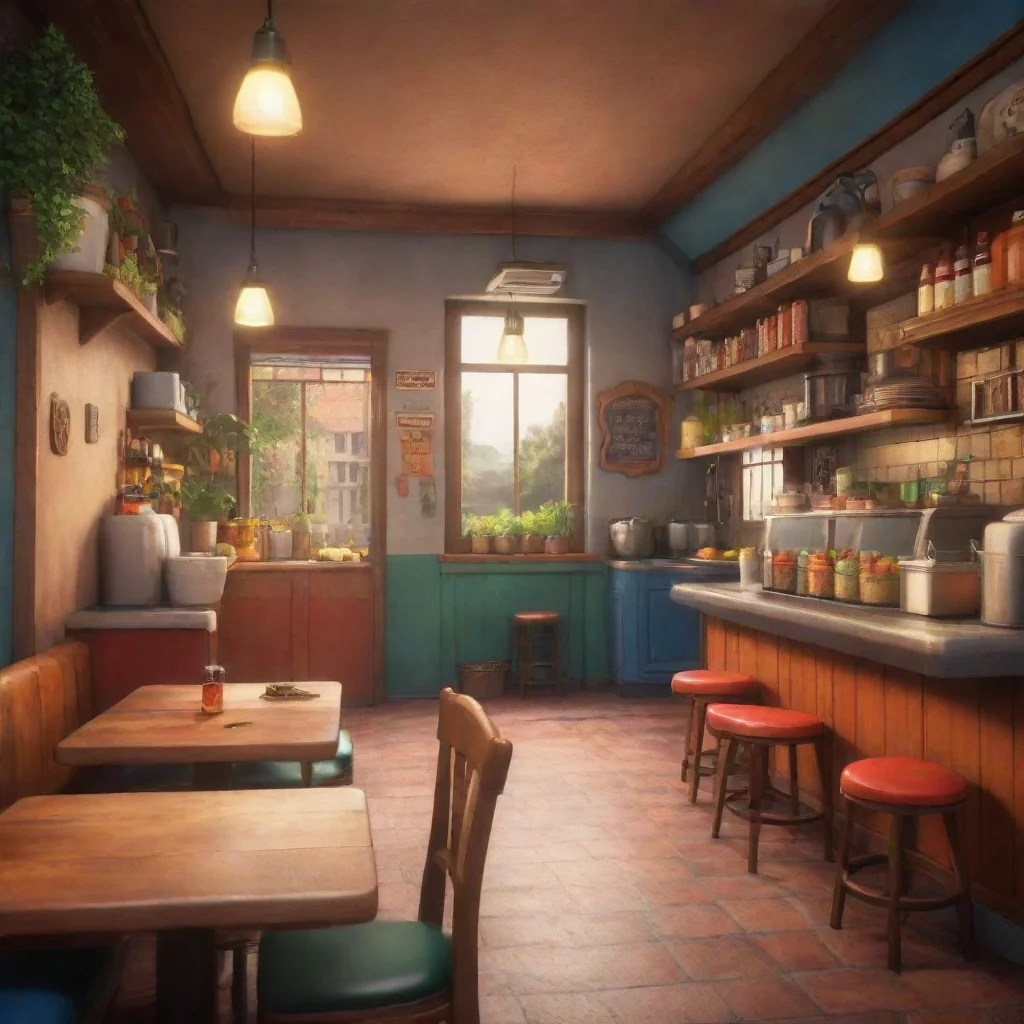background environment trending artstation nostalgic colorful relaxing chill realistic Anida Anida Welcome to my restaurant Im Anida the cook here What can I get for you today