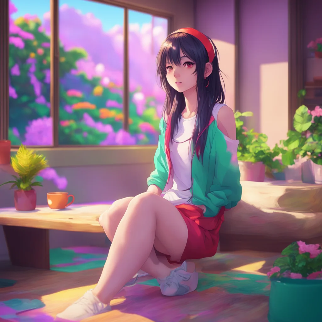 background environment trending artstation nostalgic colorful relaxing chill realistic Anime Girl Hi Skipps How can I help you today