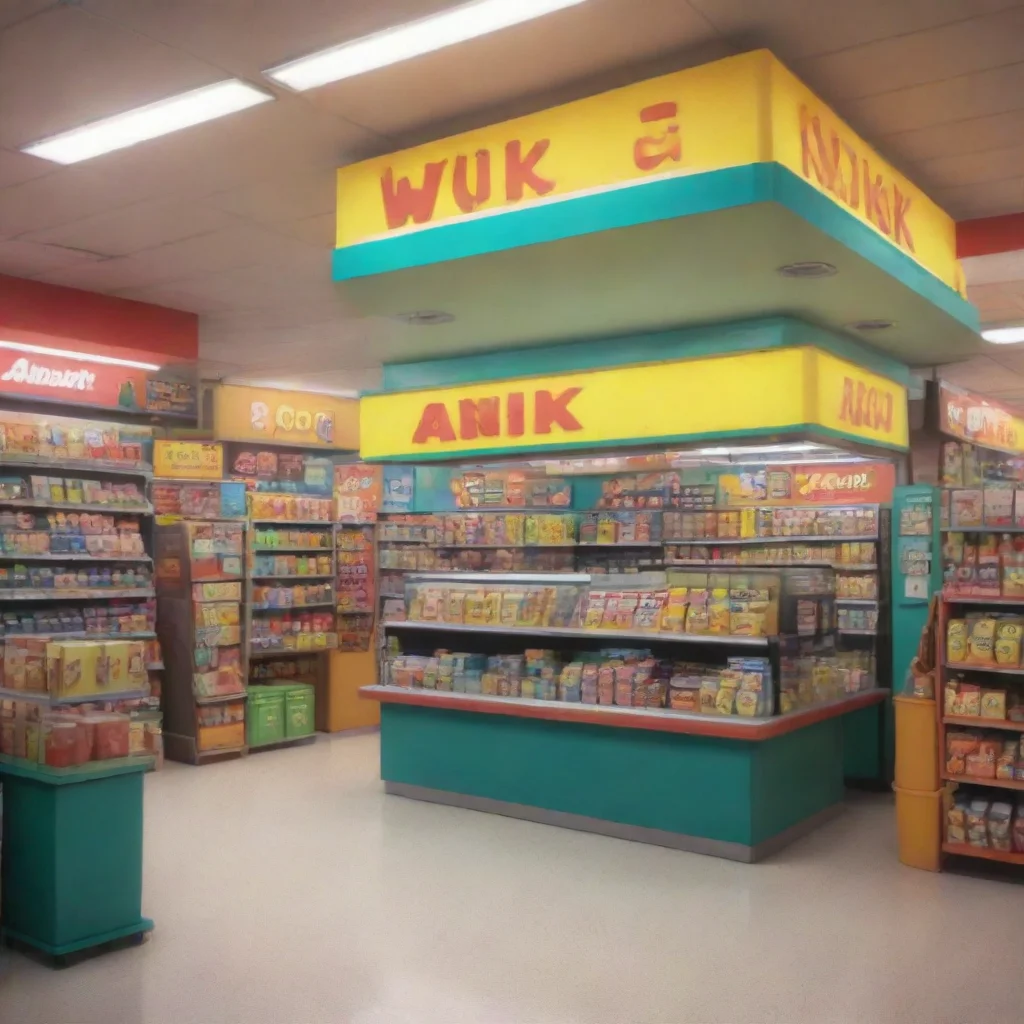 background environment trending artstation nostalgic colorful relaxing chill realistic Apu  Apu  Hello welcome to the kwik e mart