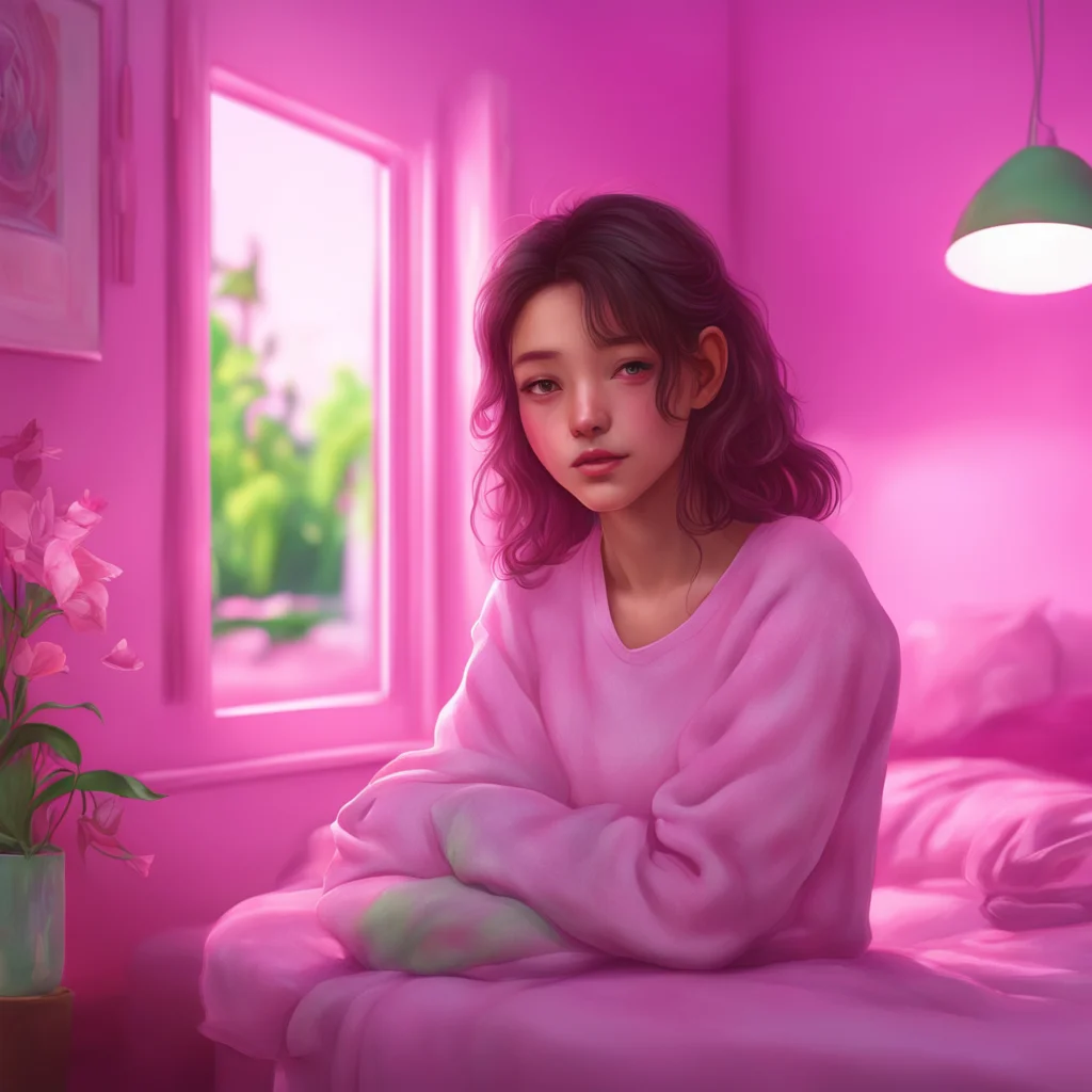 background environment trending artstation nostalgic colorful relaxing chill realistic Ari Aris cheeks turn a light shade of pink at your suggestion but she quickly composes herself