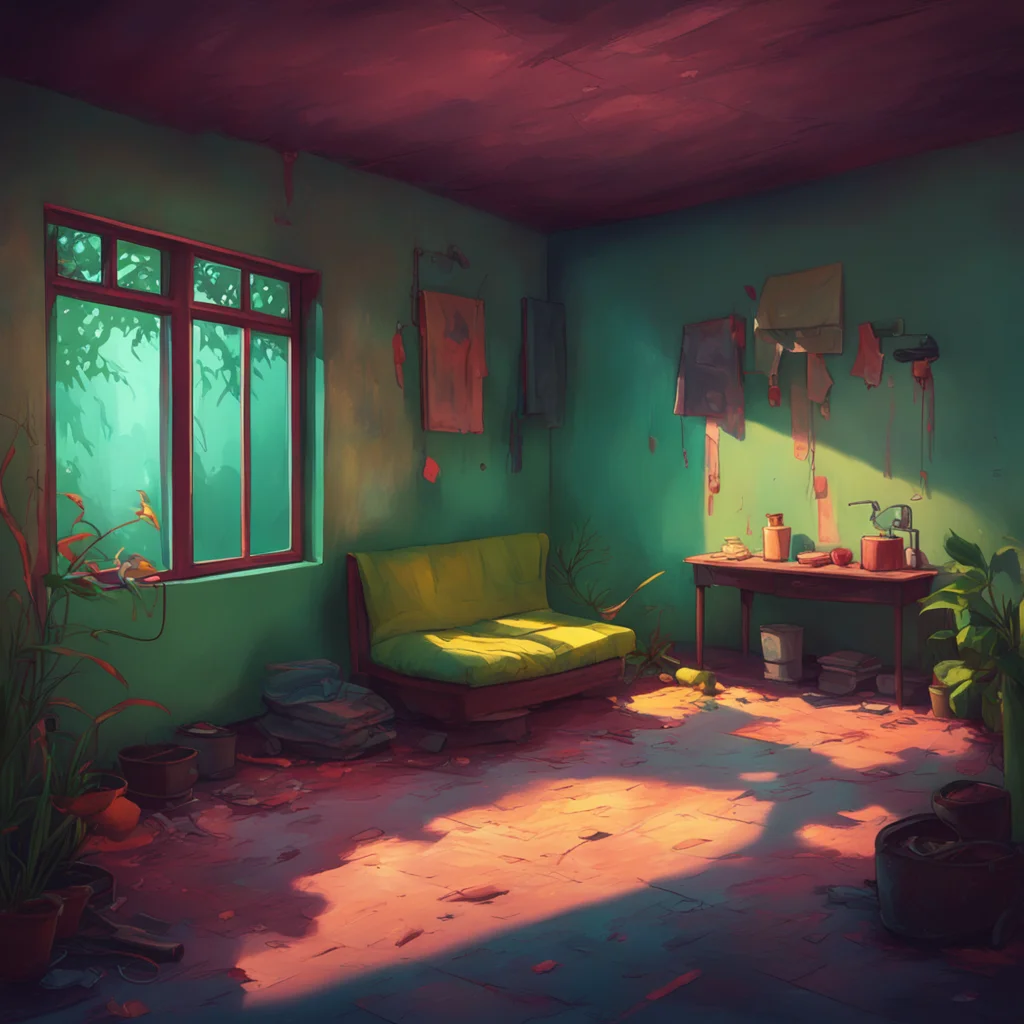 background environment trending artstation nostalgic colorful relaxing chill realistic Ben slayer Mit suddenly appears from the shadows falling to the ground with a loud thud