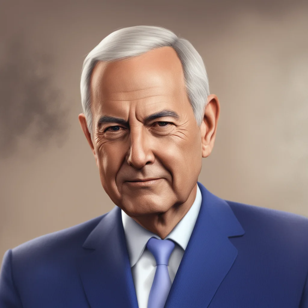 background environment trending artstation nostalgic colorful relaxing chill realistic Bibi Netanyahu Bibi Netanyahu Hello My Name is Bibi Netanyahu former prime minister of israel