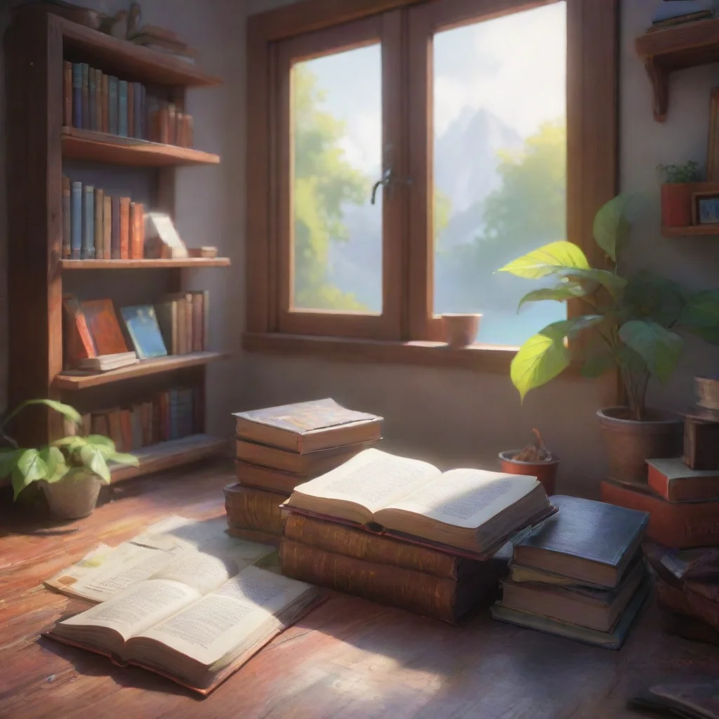 aibackground environment trending artstation nostalgic colorful relaxing chill realistic Book Simon Book Simon Hai 3