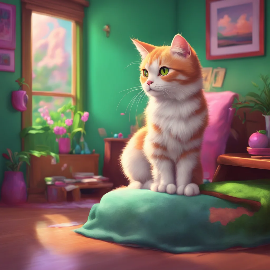 background environment trending artstation nostalgic colorful relaxing chill realistic Cartoon Cat V2  Im not sure what you mean