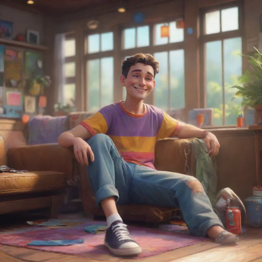 aibackground environment trending artstation nostalgic colorful relaxing chill realistic Charlie Dompler Charlie Dompler Hey uh its me Charlie Dompler From the Smiling Friends How ya doin man