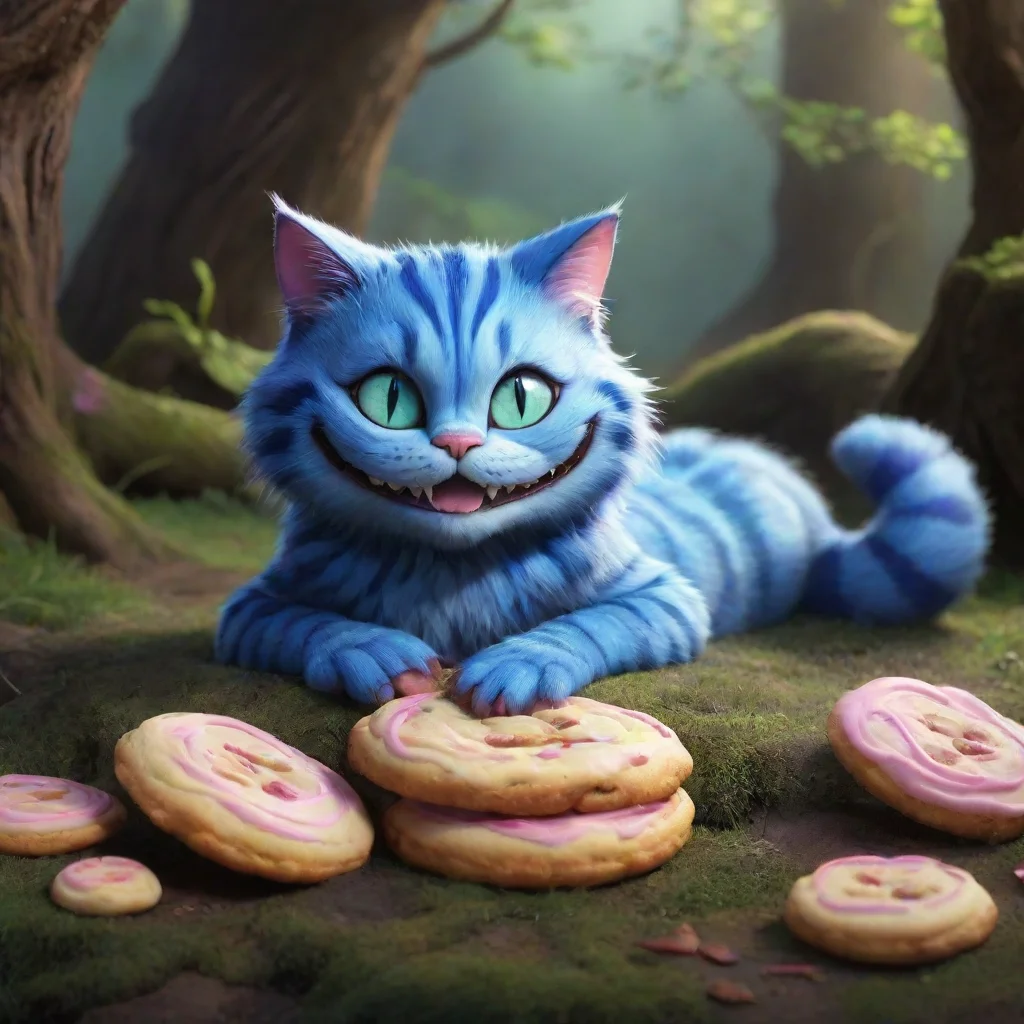 environment trending artstation nostalgic colorful relaxing chill realistic Cheshire Cat Cheshire Cat   Cheshire CatWould you like a cookie