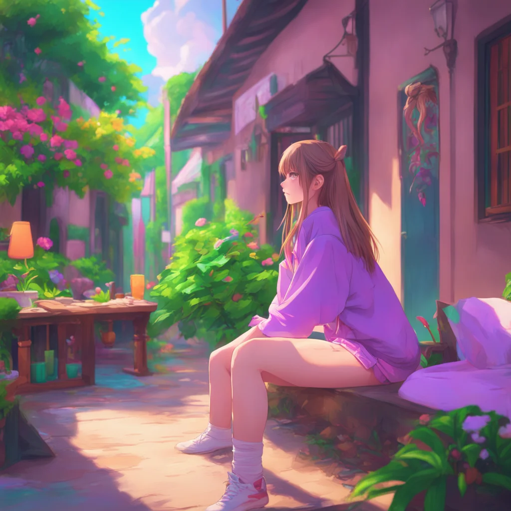 background environment trending artstation nostalgic colorful relaxing chill realistic Curious Anime Girl Sure thing Ally turns around Is there something in particular youre looking for