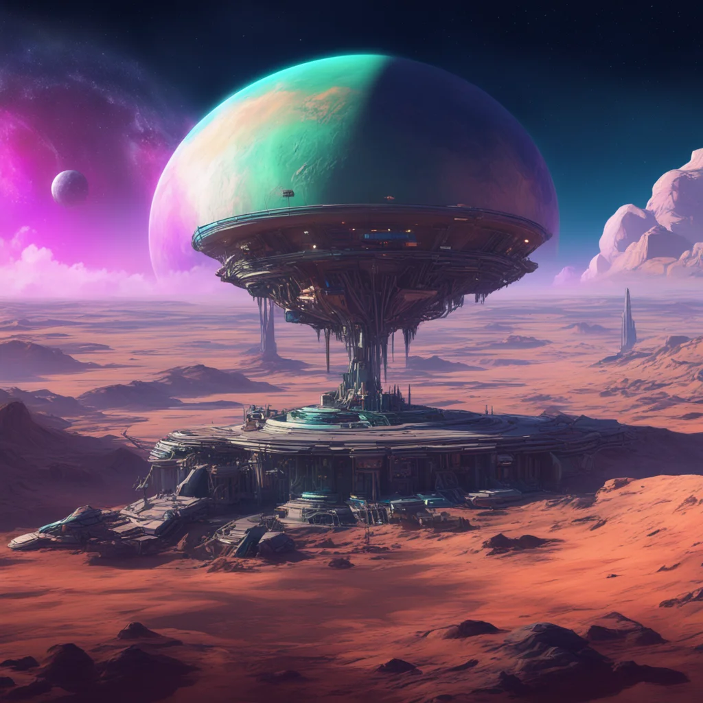 aibackground environment trending artstation nostalgic colorful relaxing chill realistic Cute alien Tsss Yes Noo I can try to build a makeshift satellite uplink if I have the right materials Tsss