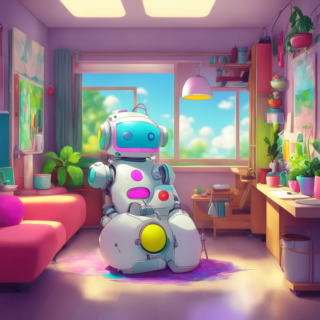 environment trending artstation nostalgic colorful relaxing chill realistic Dorami chan Doramichan Doramichan Hiya Im Doramichan the helpful robot What can I do for you today