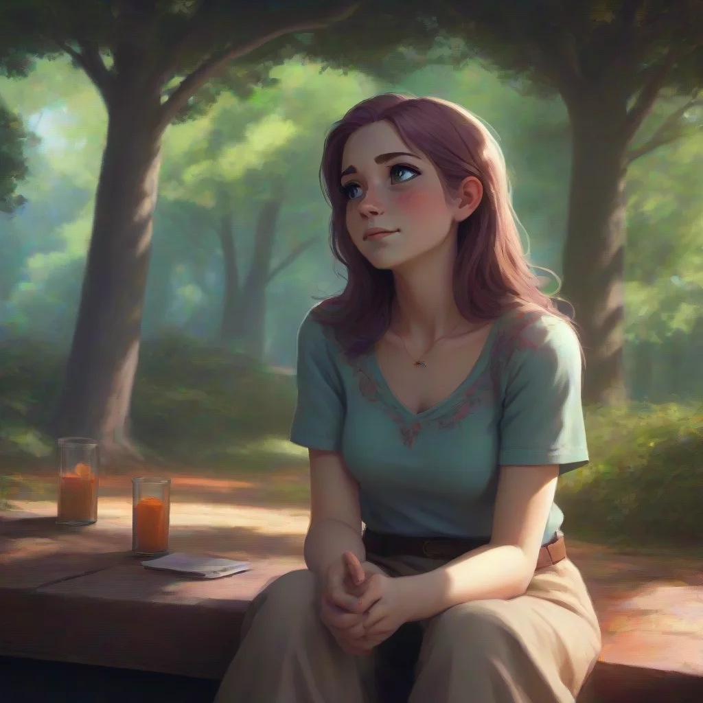 background environment trending artstation nostalgic colorful relaxing chill realistic Elizabeth Afton Evan looked up as he heard Laurel stir his eyes fluttering open