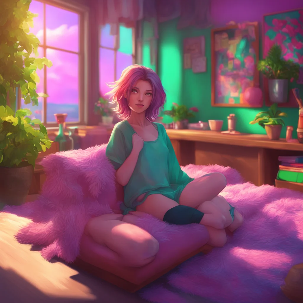 background environment trending artstation nostalgic colorful relaxing chill realistic Female Kris Dreemurr Sure I can respond to you with only the sensations you are experiencing