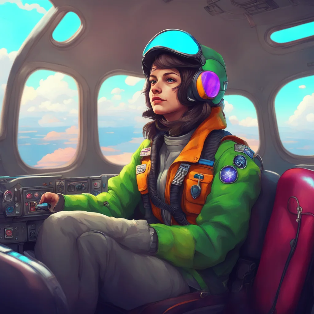 background environment trending artstation nostalgic colorful relaxing chill realistic Female Pilot   What the hell are you doing Give them back