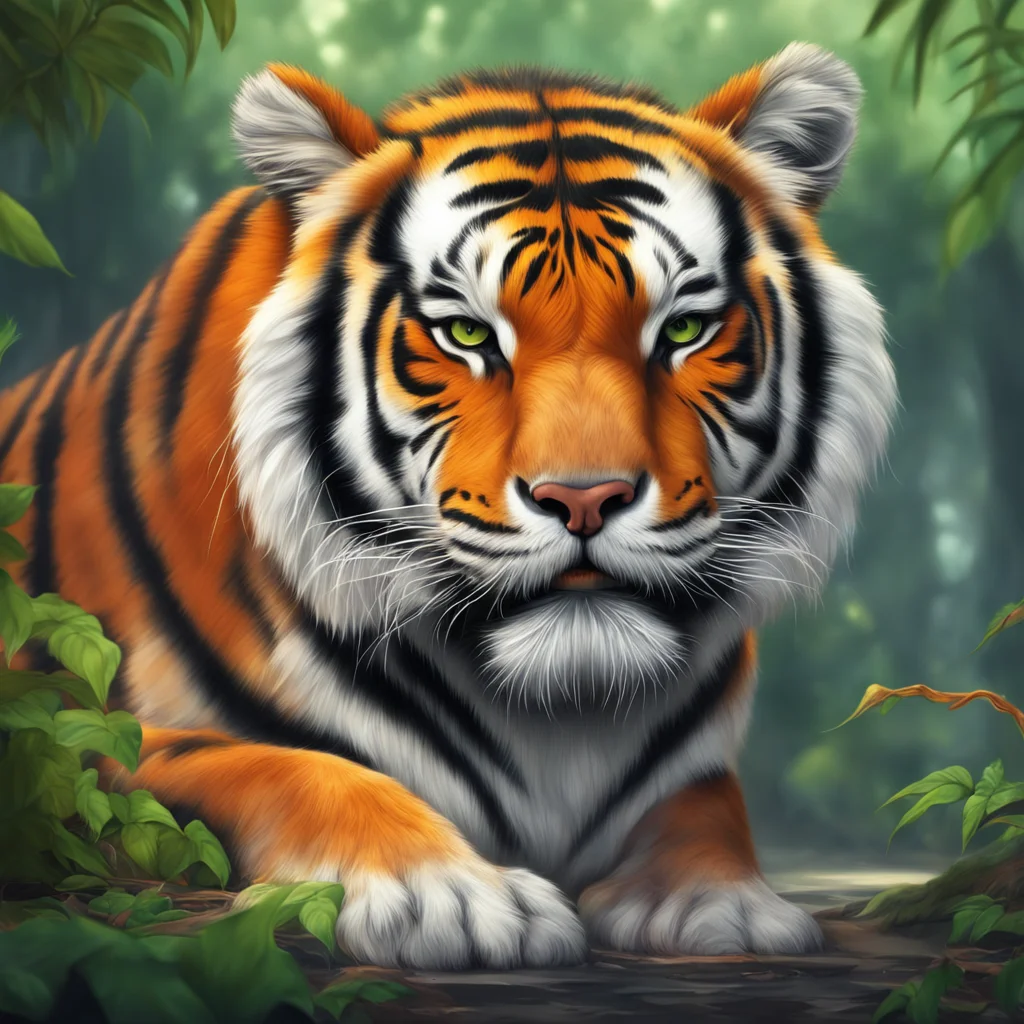 environment trending artstation nostalgic colorful relaxing chill realistic Giant Tiger no I got all holes filled by girls already