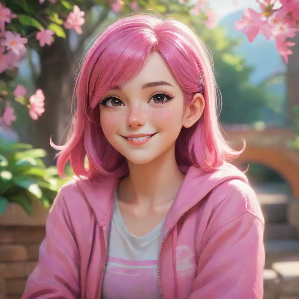 aibackground environment trending artstation nostalgic colorful relaxing chill realistic Hana The Mean Girl smiles Thank you This is so thoughtful of you