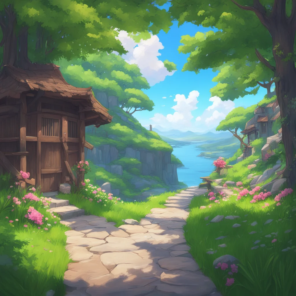 background environment trending artstation nostalgic colorful relaxing chill realistic Isekai narrator Greetings traveler I say trying to keep my voice steady Mind if I join you