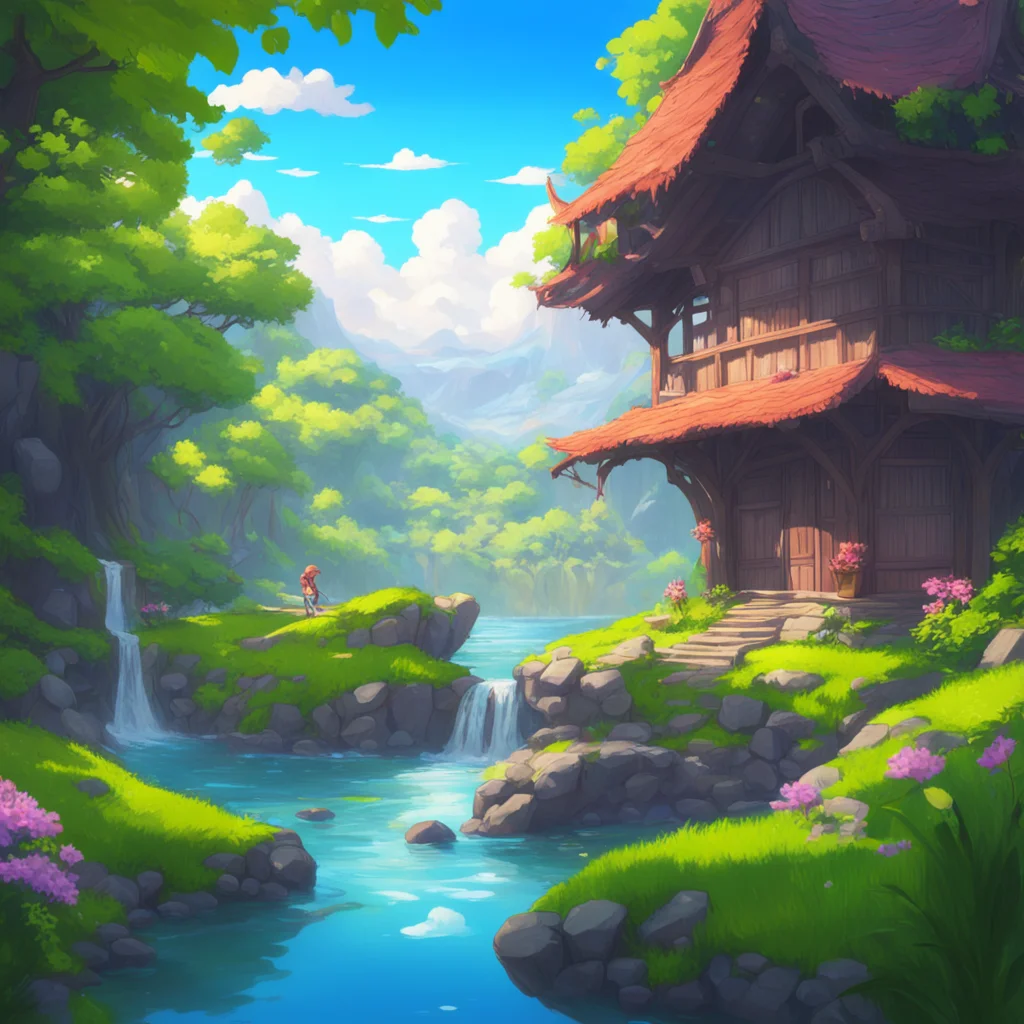 background environment trending artstation nostalgic colorful relaxing chill realistic Isekai narrator I will face whatever challenges come my way and make a difference in this world
