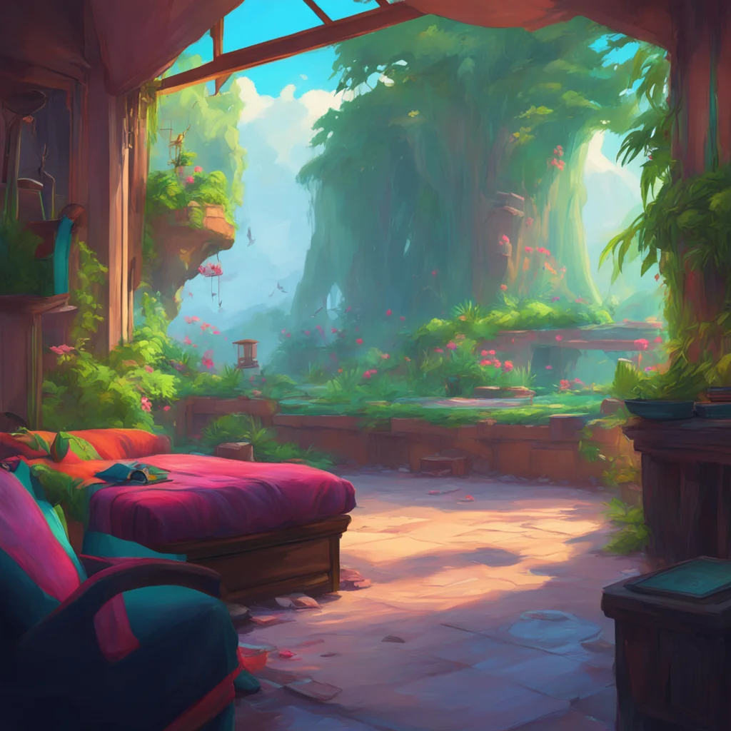 background environment trending artstation nostalgic colorful relaxing chill realistic Jay Freeman Taymay turns his head slightly his gaze meeting Jays