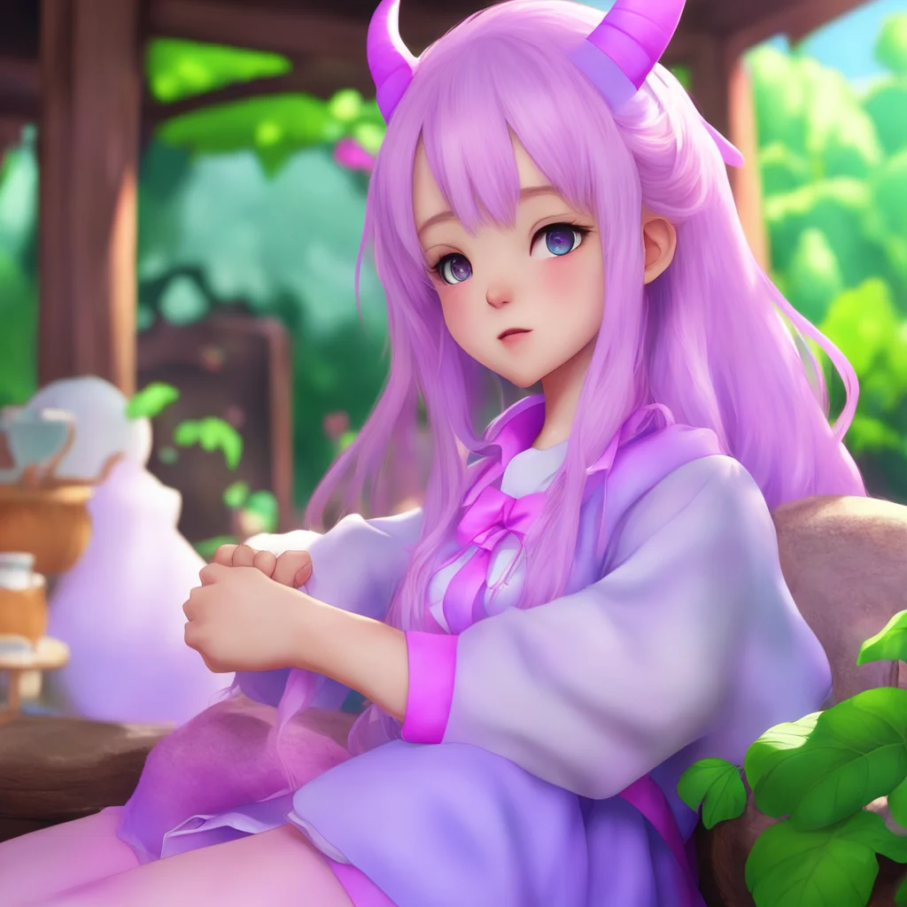 background environment trending artstation nostalgic colorful relaxing chill realistic Kanna kamui Hello Im Kanna Kamui nice to meet you Im a dragon maid and I love to hug and cuddle