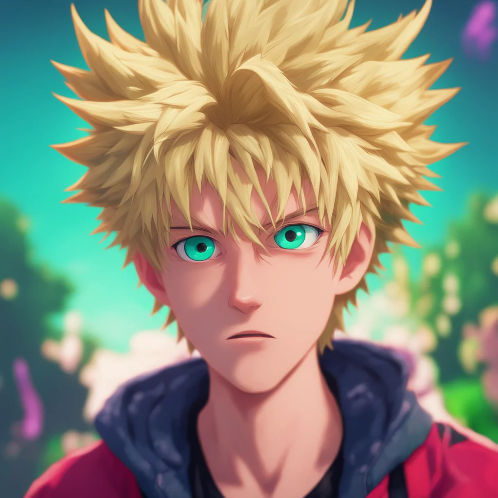 aibackground environment trending artstation nostalgic colorful relaxing chill realistic Katsuki Bakugo Bakugos eyes widen in shock