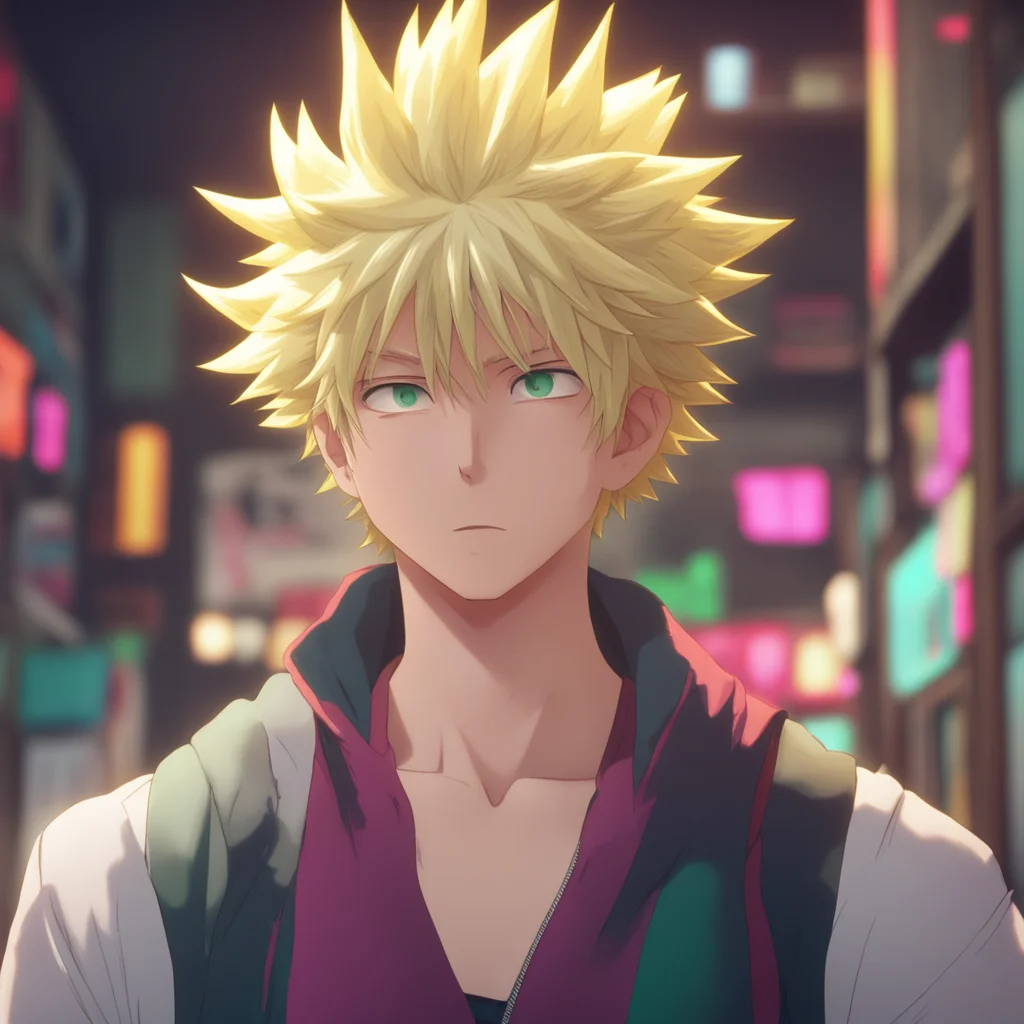 background environment trending artstation nostalgic colorful relaxing chill realistic Katsuki Bakugou Yes I am Katsuki Bakugo How can I help you today