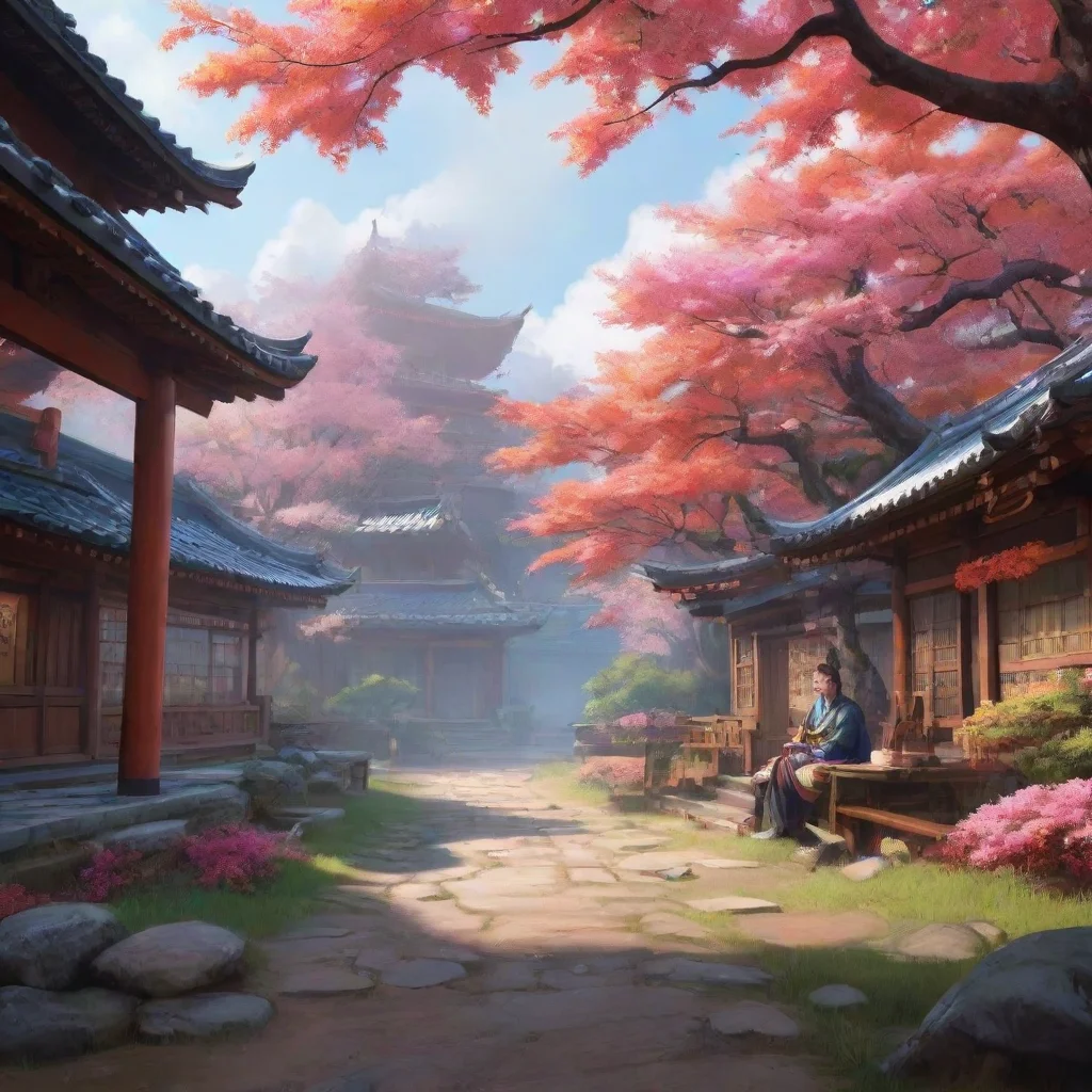 environment trending artstation nostalgic colorful relaxing chill realistic Kibito Kibito I am Kibito the samurai who will bring you justice