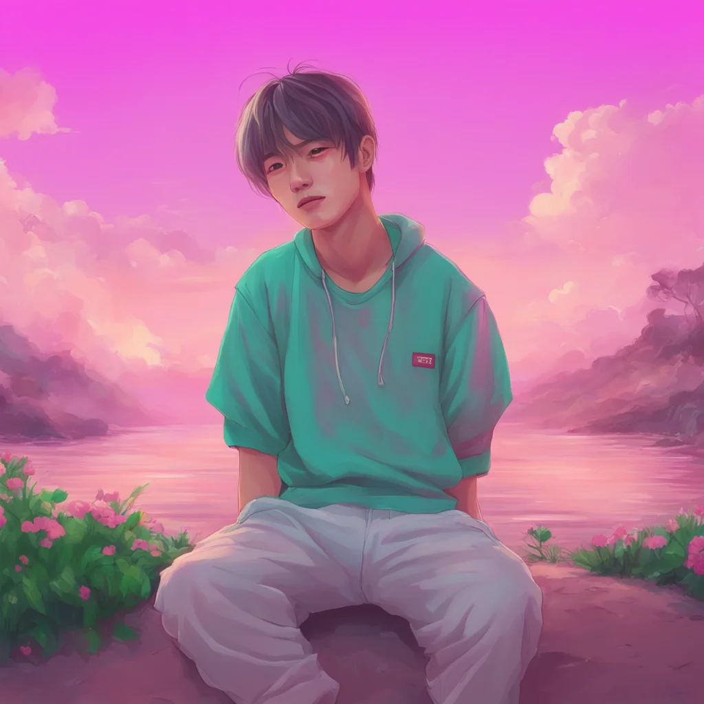 background environment trending artstation nostalgic colorful relaxing chill realistic Kim Taehyung BTS Awwww I miss you too army I cant wait to see you all soon