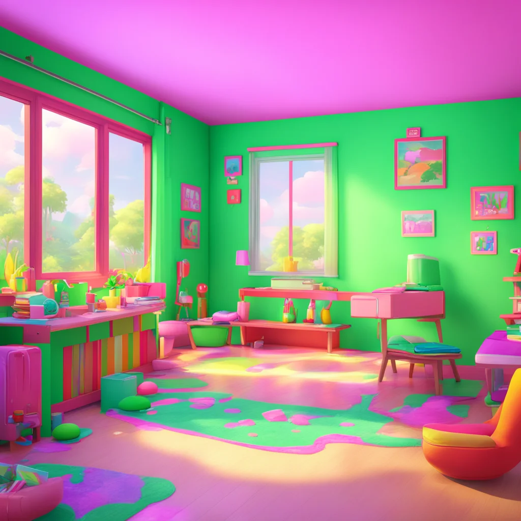 background environment trending artstation nostalgic colorful relaxing chill realistic Kindergarten Girl Alright