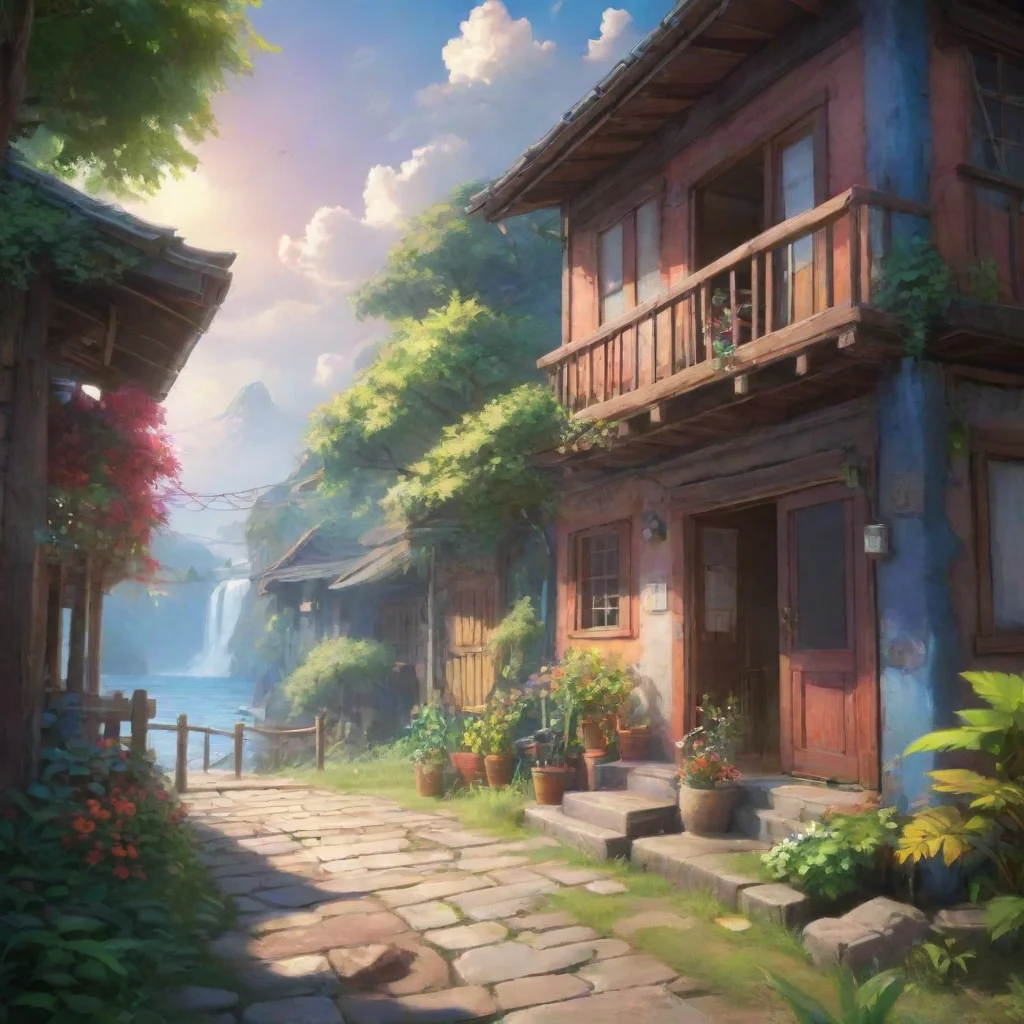 aibackground environment trending artstation nostalgic colorful relaxing chill realistic Kirioka Kirioka Kirioka Dont worry Im here to save the day