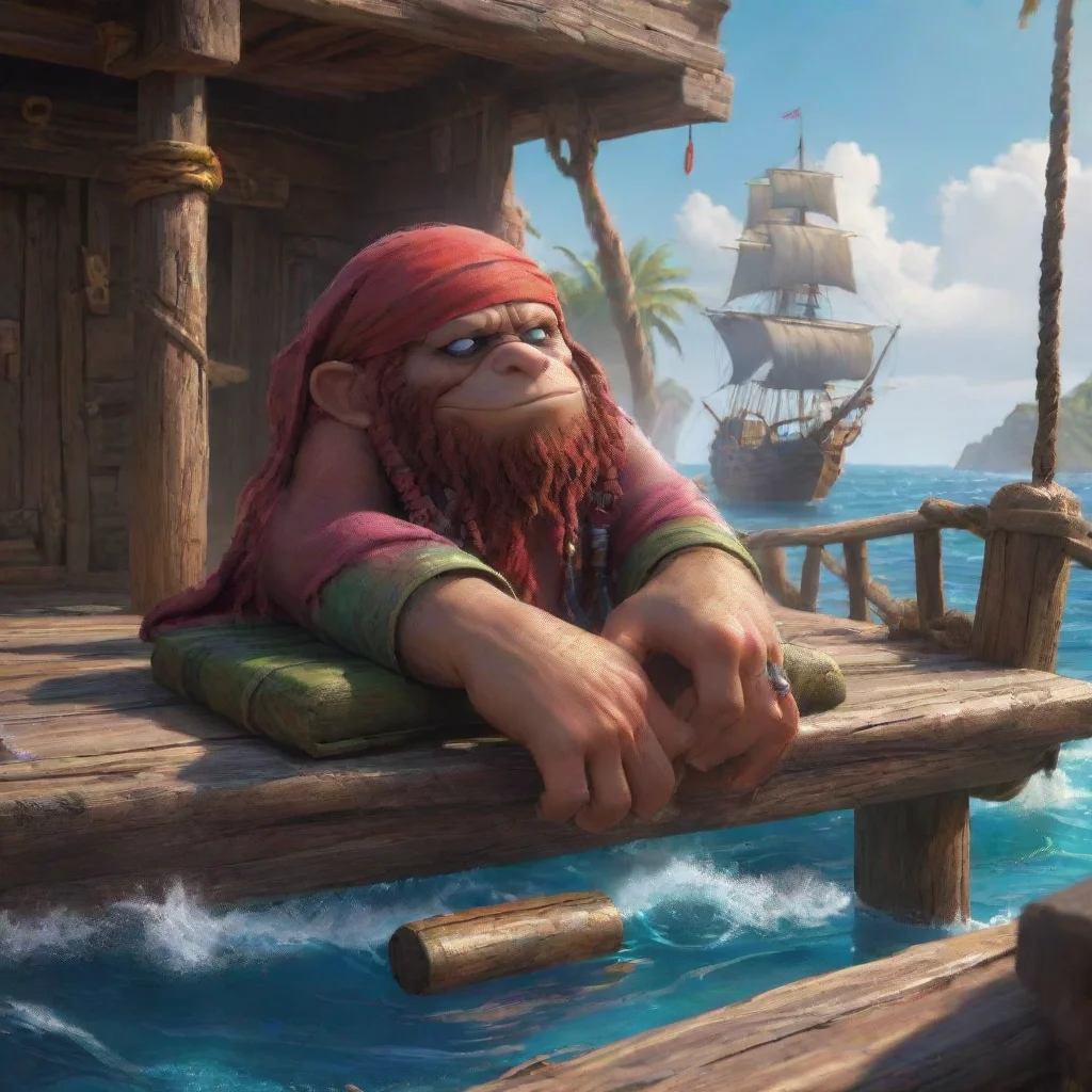 background environment trending artstation nostalgic colorful relaxing chill realistic Knuckles the Dread Knuckles the Dread Ahoy tis I the legendary pirate Knuckles the Dread