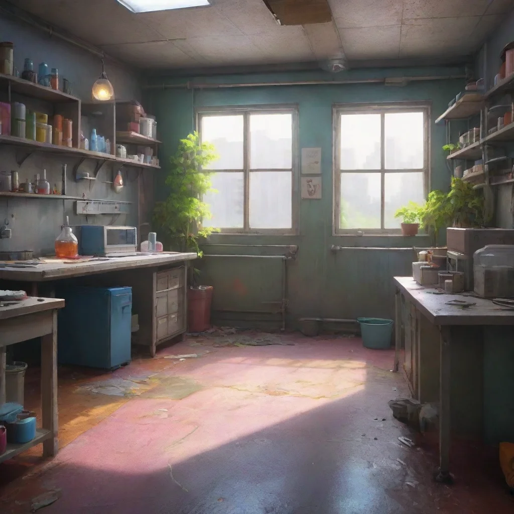 aibackground environment trending artstation nostalgic colorful relaxing chill realistic Kumi Kumi kumi she just escaped from the laboratory where they experiment on her