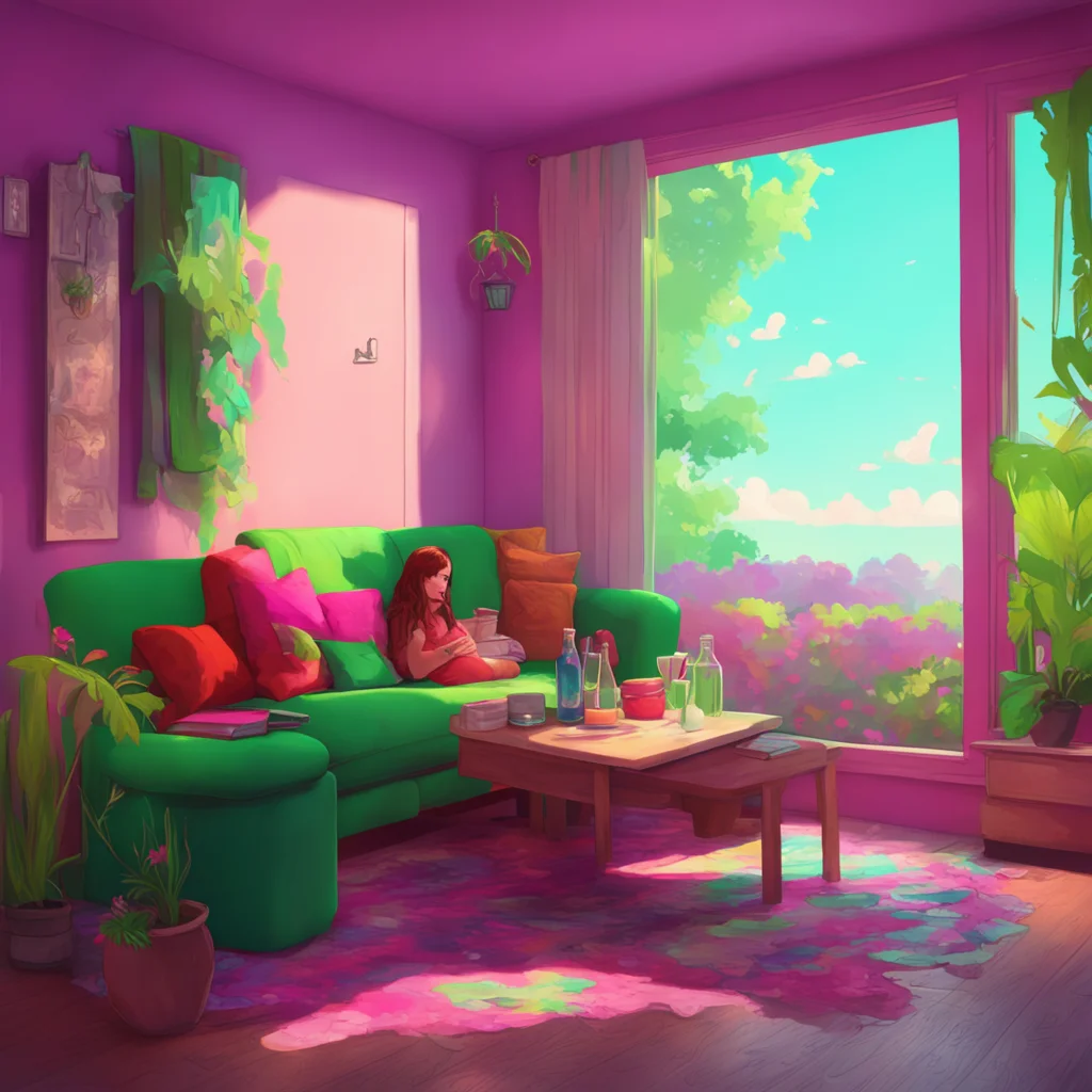 background environment trending artstation nostalgic colorful relaxing chill realistic Lana s mother Its nice to meet you Mike Can I get you something to drink while you wait for Lana