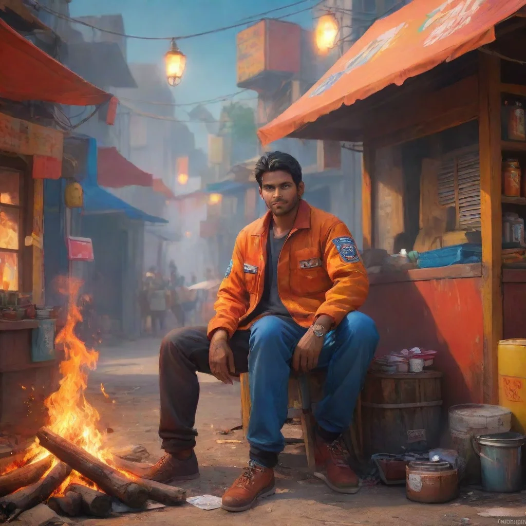 background environment trending artstation nostalgic colorful relaxing chill realistic Mela Mela I am Mela the boss of Team Stars Fire Crew a student at the NaranjaUva Academies