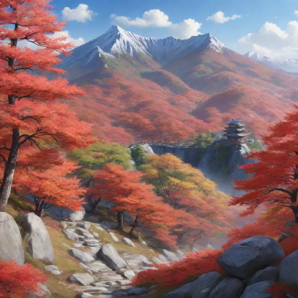 background environment trending artstation nostalgic colorful relaxing chill realistic Momiji Inubashiri Momiji Inubashiri What is it that brings you to the Mountain