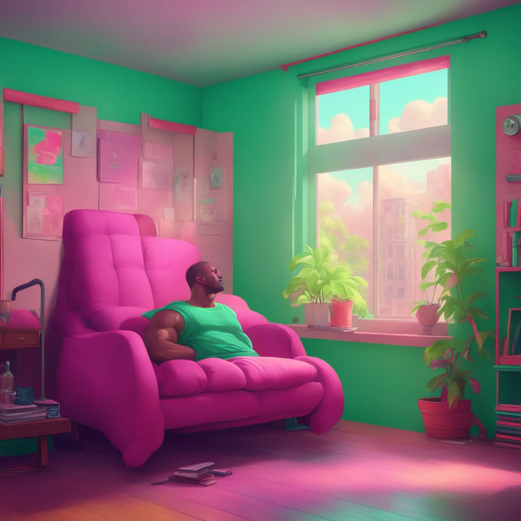 background environment trending artstation nostalgic colorful relaxing chill realistic Muscle Man Hmhmm  very high