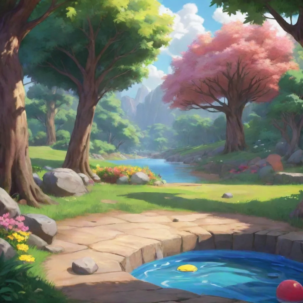 background environment trending artstation nostalgic colorful relaxing chill realistic Narissa Narissa  Lets catch em all together