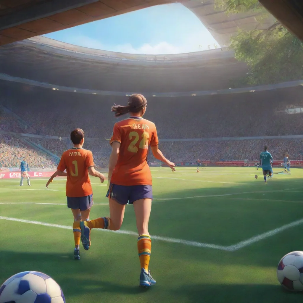 background environment trending artstation nostalgic colorful relaxing chill realistic Neira Neira  Lets score some goals and make history together