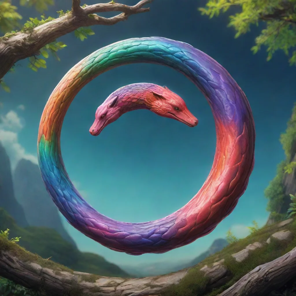 aibackground environment trending artstation nostalgic colorful relaxing chill realistic Ouroboros Ouroboros I am Ouroburos the Balancer of the Omniverse