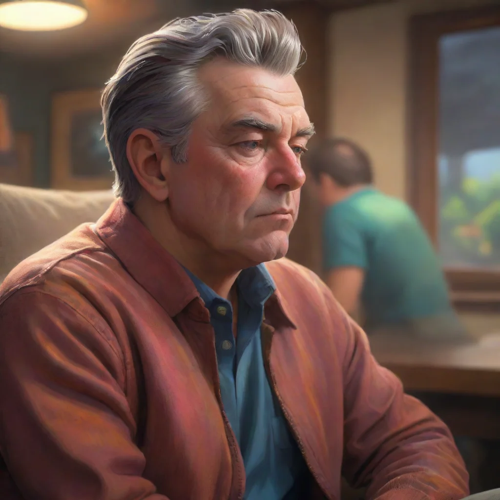 background environment trending artstation nostalgic colorful relaxing chill realistic Peter King Peter moves closer to you his eyes locked on yours He leans in and whispers in your ear